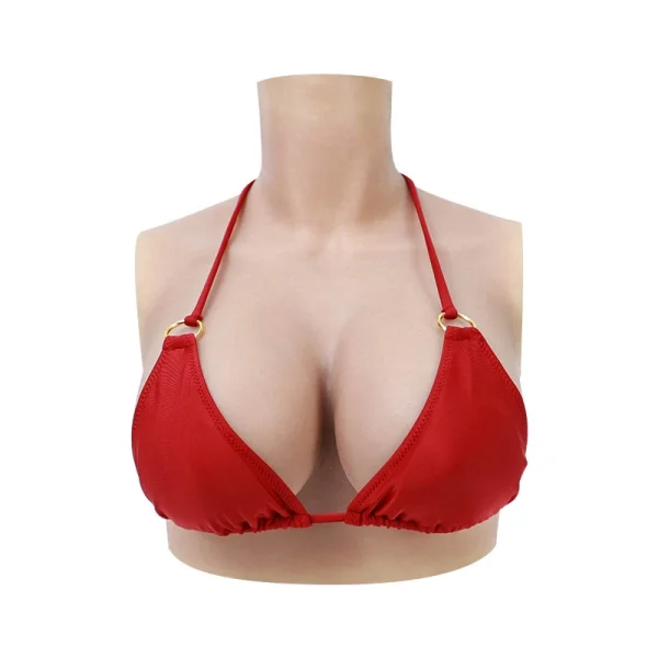 Red High-Elastic Tie-Up Bikini - Image 3